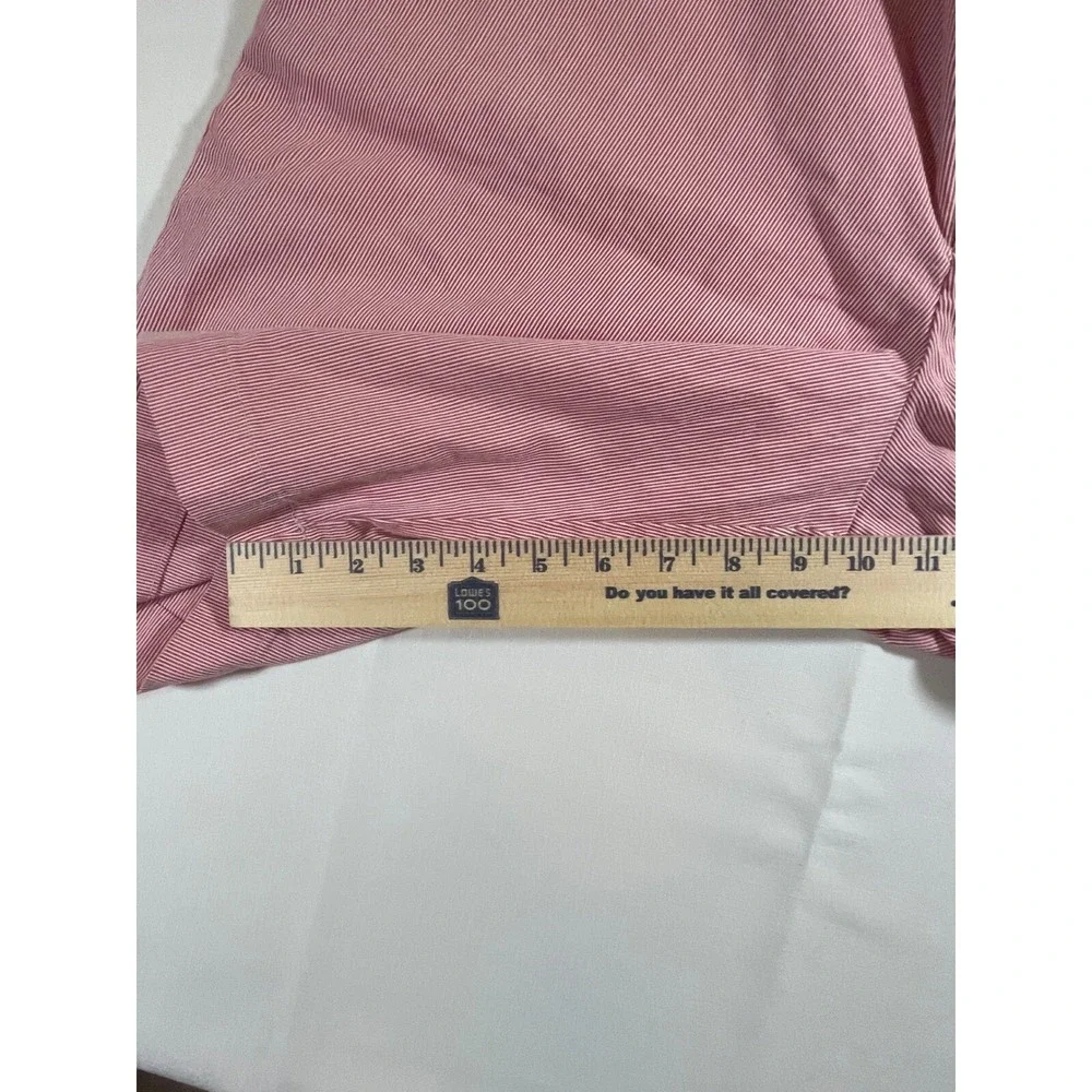 Banana Republic Shorts Red Striped Casual Chino Shorts‎ Size 38